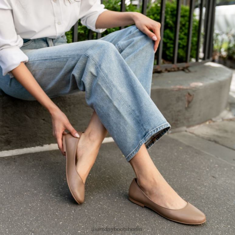 Thursday Boots feliz Frauen DLHT479 Schuhe Milchkaffee