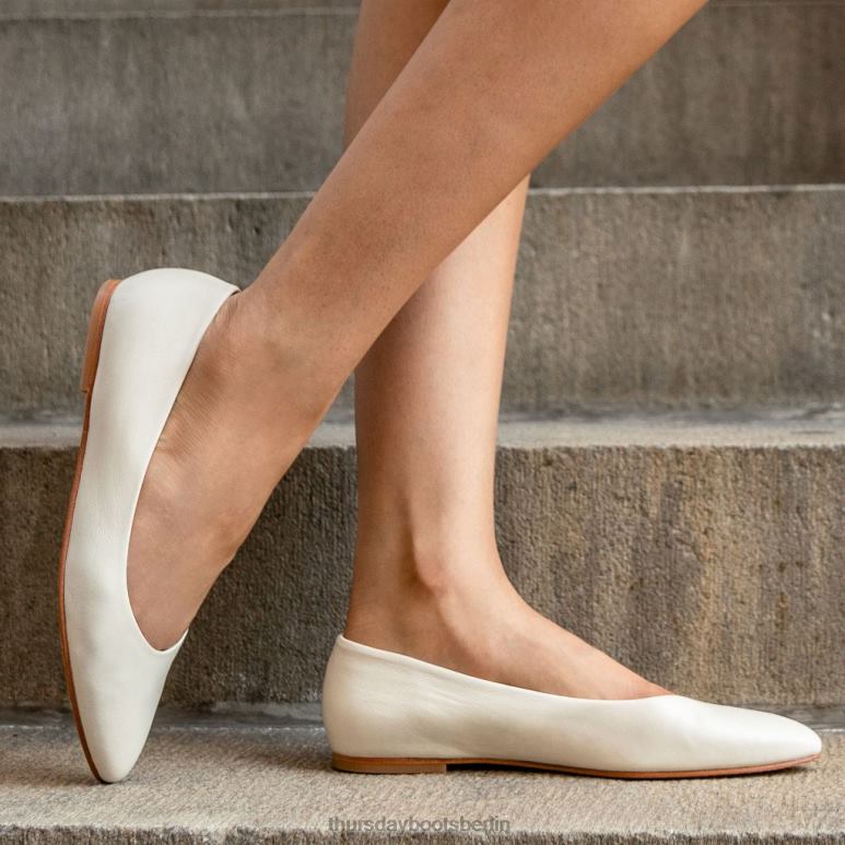 Thursday Boots viva Frauen DLHT484 Schuhe Elfenbein