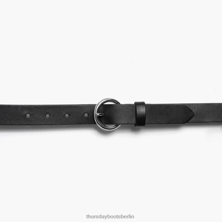 Thursday Boots Kreisförmiger Ledergürtel Frauen DLHT465 Zubehör Schwarz