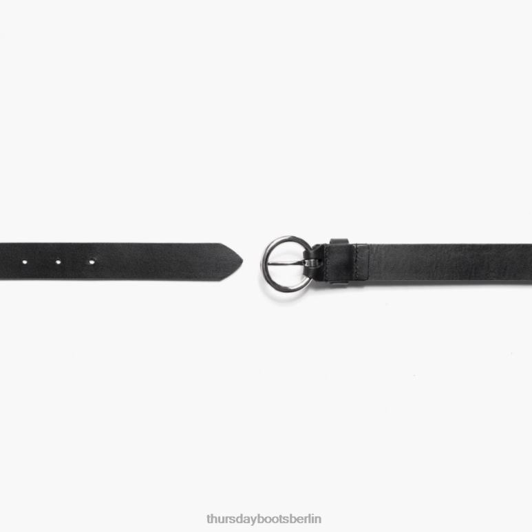 Thursday Boots Kreisförmiger Ledergürtel Frauen DLHT465 Zubehör Schwarz