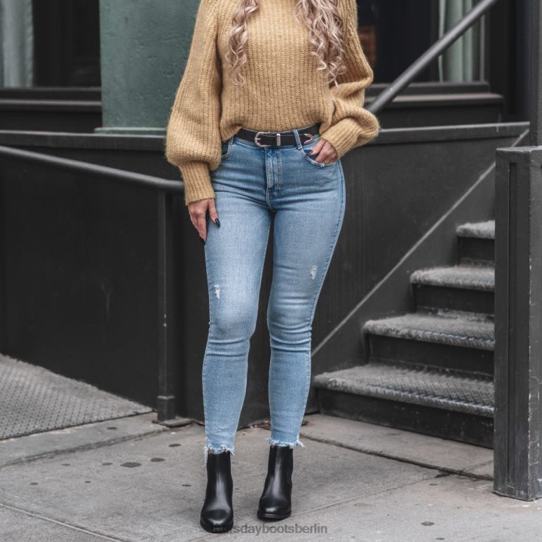 Thursday Boots Western-Ledergürtel Frauen DLHT471 Zubehör Schwarz