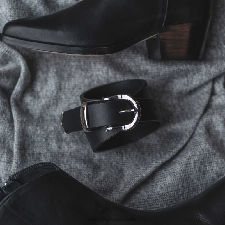 Thursday Boots Western-Ledergürtel Frauen DLHT471 Zubehör Schwarz