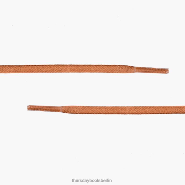 Thursday Boots Flache Schnürsenkel aus gewachster Baumwolle Frauen DLHT542 Zubehör Rost