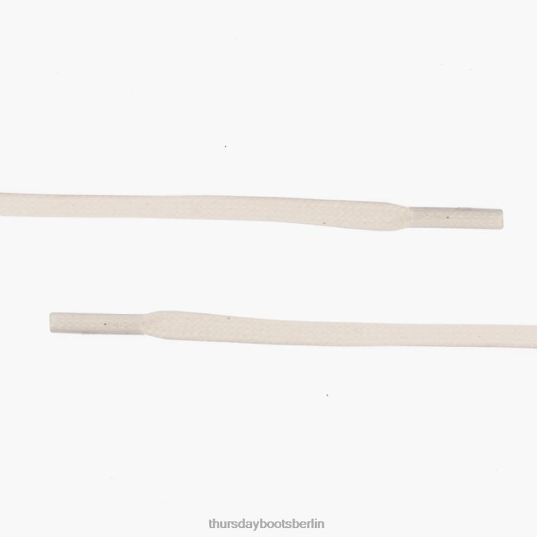 Thursday Boots Flache Schnürsenkel aus gewachster Baumwolle Frauen DLHT549 Zubehör Creme