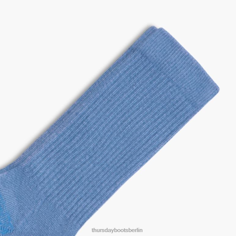 Thursday Boots Sodello klassische Crew-Socke Frauen DLHT532 Zubehör Carolinablau