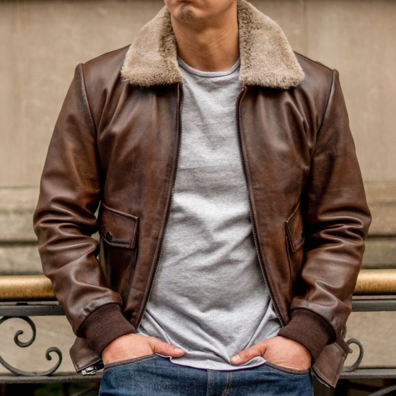 Thursday Boots Fliegerjacke Männer DLHT158 Kleidung anejo