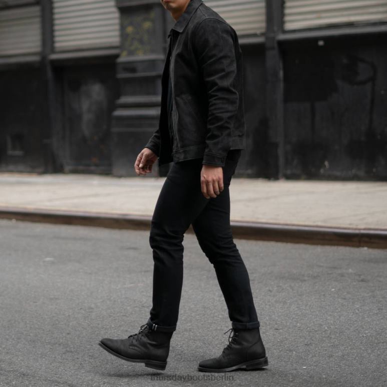 Thursday Boots Keanu-Jacke Männer DLHT147 Kleidung schwarz matt