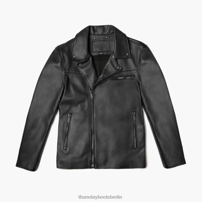 Thursday Boots Motorradjacke Männer DLHT154 Kleidung Schwarz