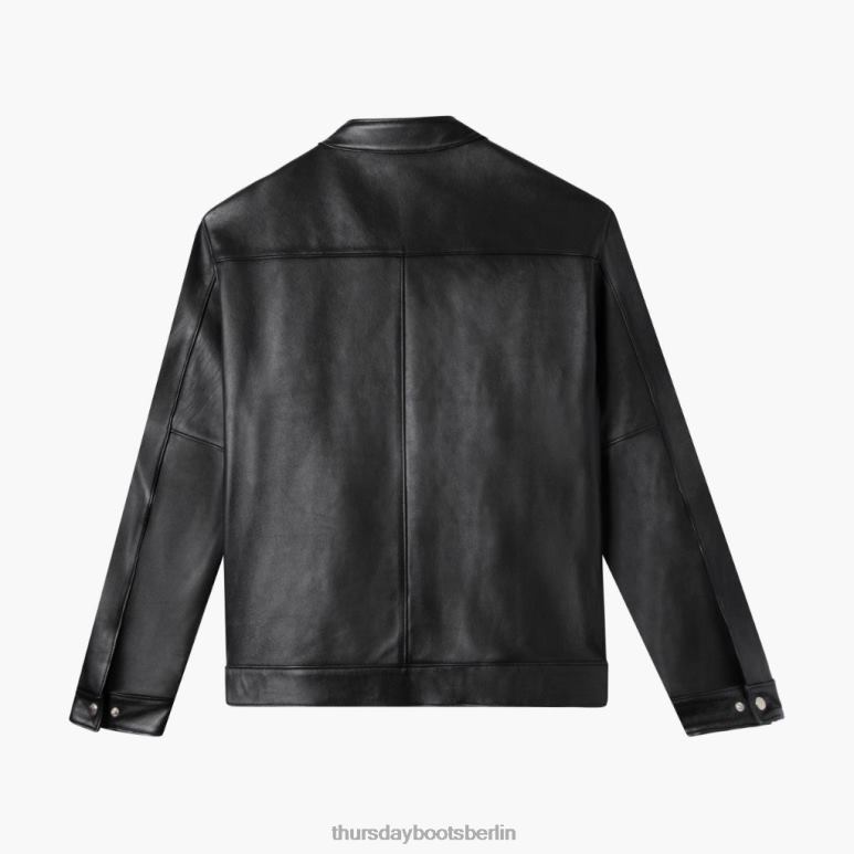 Thursday Boots Racer-Jacke Männer DLHT143 Kleidung Schwarz