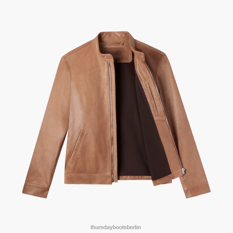 Thursday Boots Racer-Jacke Männer DLHT145 Kleidung natürlich