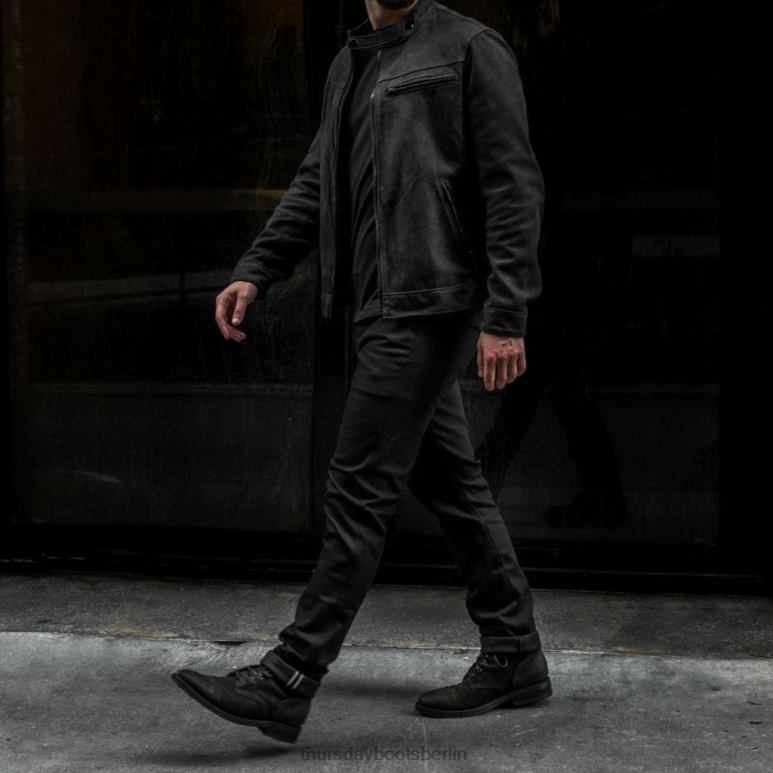 Thursday Boots Roadster-Jacke Männer DLHT151 Kleidung schwarz matt