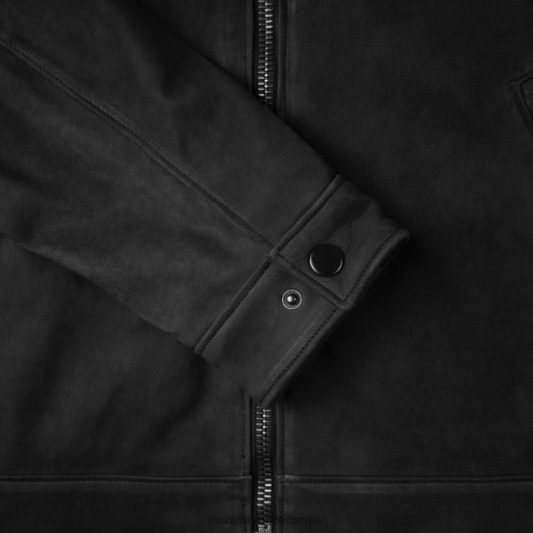 Thursday Boots Roadster-Jacke Männer DLHT151 Kleidung schwarz matt