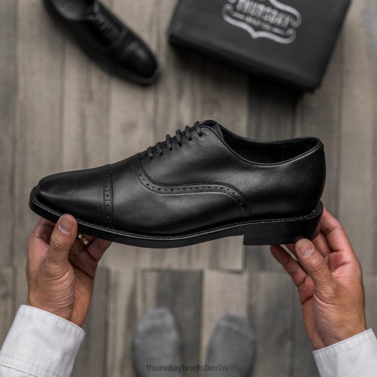 Thursday Boots Broadway Männer DLHT219 Schuhe Schwarz