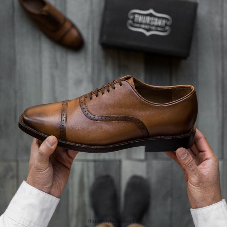 Thursday Boots Broadway Männer DLHT221 Schuhe Toffee