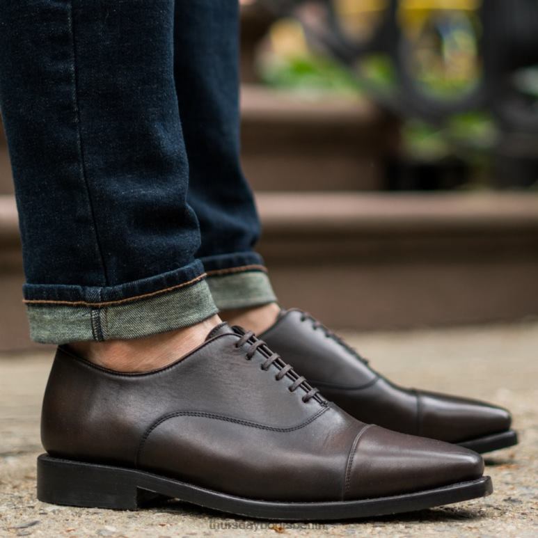 Thursday Boots Exekutive Männer DLHT202 Schuhe schwarzer Kaffee