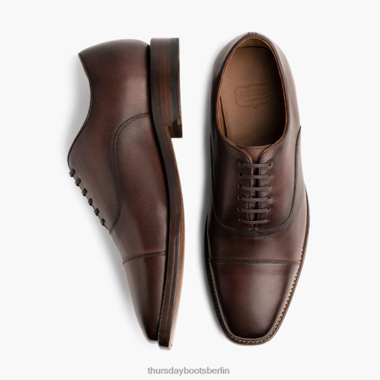 Thursday Boots Exekutive Männer DLHT203 Schuhe Kastanie
