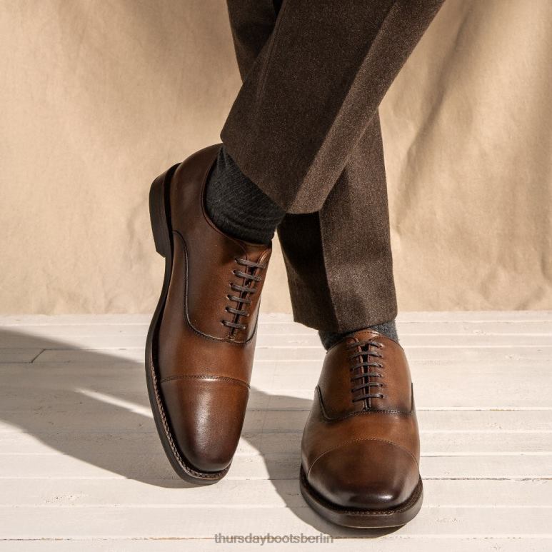 Thursday Boots Exekutive Männer DLHT204 Schuhe Brandy