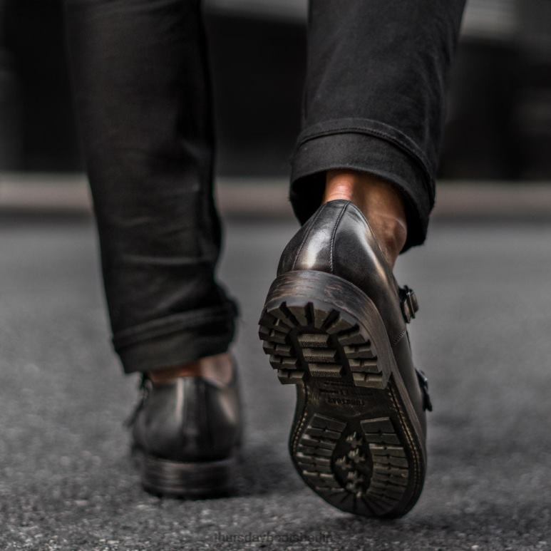 Thursday Boots Heilige Männer DLHT214 Schuhe Distressed-Grau