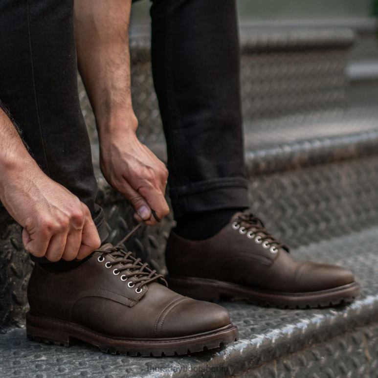 Thursday Boots Staatsmann Männer DLHT209 Schuhe Tabak