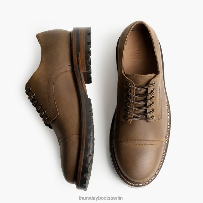 Thursday Boots Staatsmann Männer DLHT211 Schuhe verbranntes Kupfer