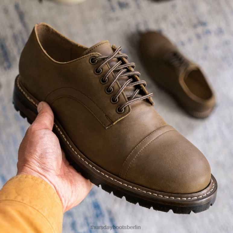 Thursday Boots Staatsmann Männer DLHT211 Schuhe verbranntes Kupfer