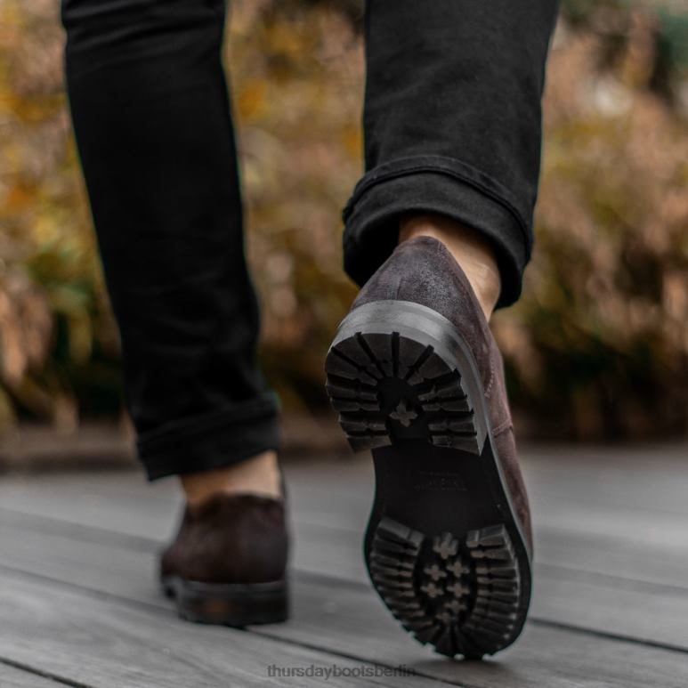 Thursday Boots Vermächtnis-Staatsmann Männer DLHT212 Schuhe Holzkohle