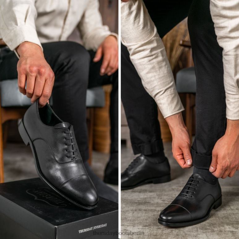 Thursday Boots Vorsitzende Männer DLHT216 Schuhe Schwarz