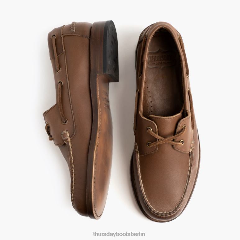 Thursday Boots handgenähter Slipper Männer DLHT222 Schuhe Hickory