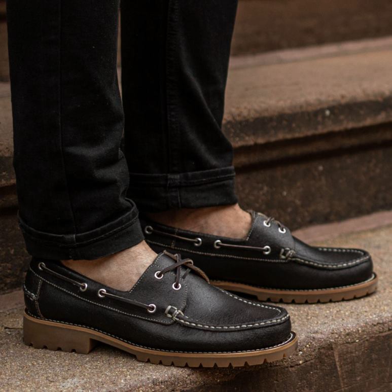 Thursday Boots handgenähter Slipper Männer DLHT228 Schuhe Kakao