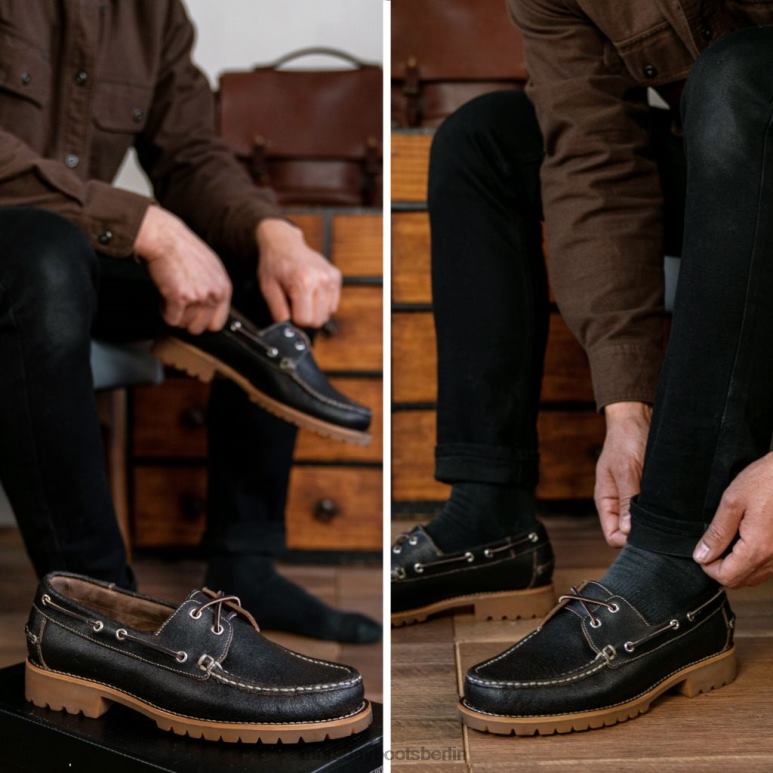 Thursday Boots handgenähter Slipper Männer DLHT228 Schuhe Kakao