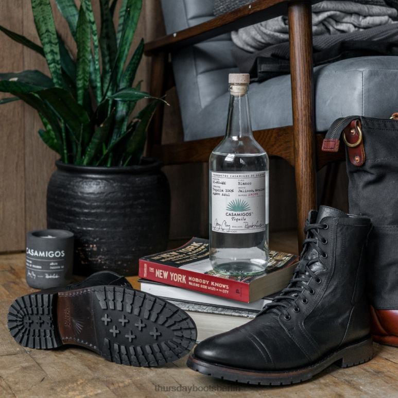 Thursday Boots Casa Moto Männer DLHT21 Schuhe Schwarz