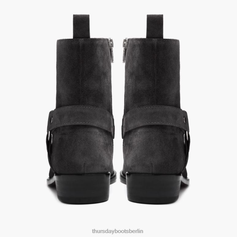 Thursday Boots Geschirr Männer DLHT92 Schuhe graues Wildleder