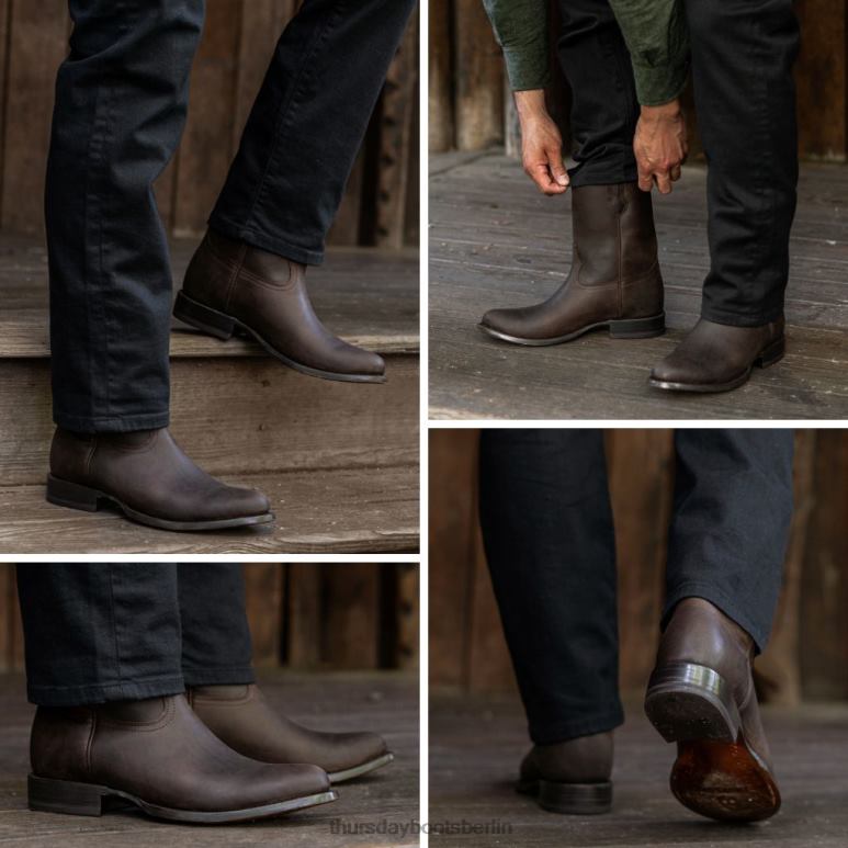 Thursday Boots Grenze Männer DLHT111 Schuhe Tabak