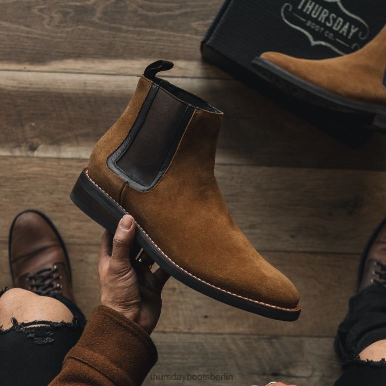 Thursday Boots Herzog Männer DLHT78 Schuhe Honig-Wildleder