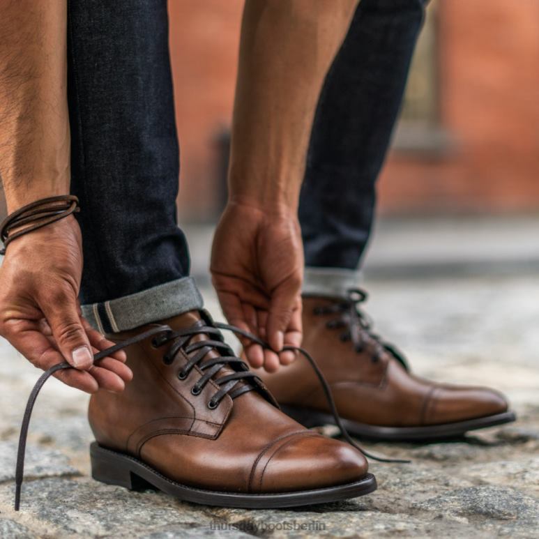 Thursday Boots Kadett Männer DLHT34 Schuhe Nussbaum