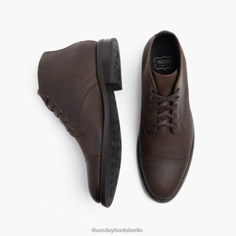 Thursday Boots Kadett Männer DLHT35 Schuhe Tabak