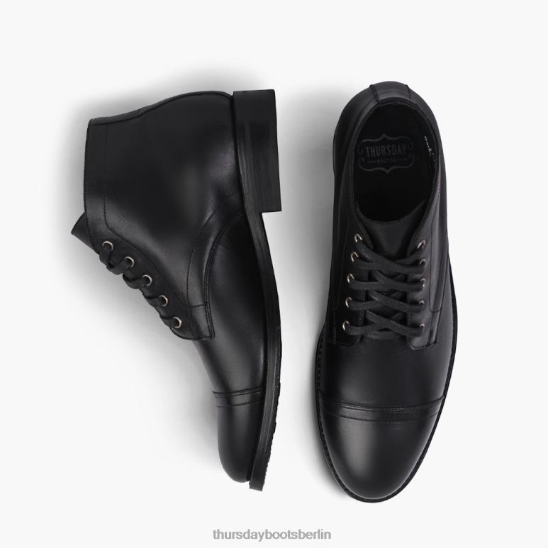 Thursday Boots Kadett Männer DLHT36 Schuhe Schwarz