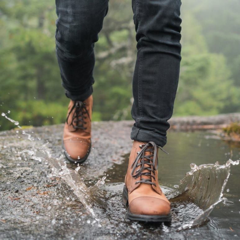 Thursday Boots Kapitän Männer DLHT15 Schuhe Terrakotta