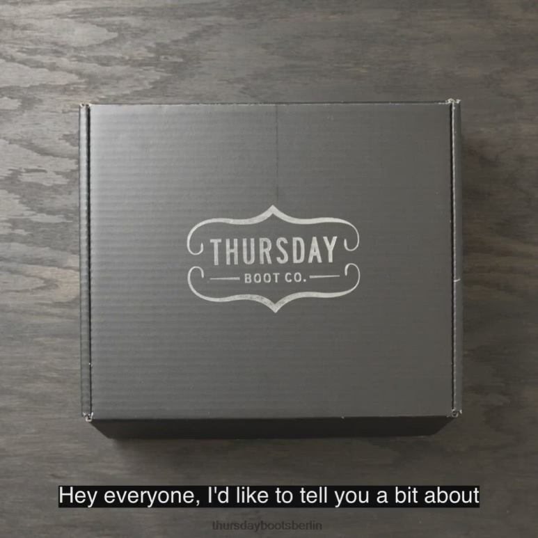 Thursday Boots Kapitän Männer DLHT2 Schuhe schwarz matt