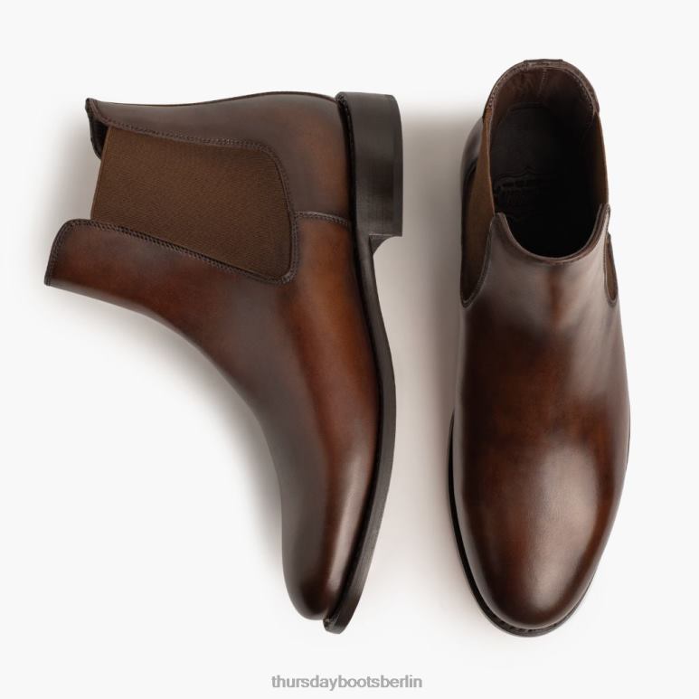 Thursday Boots Kavalier Männer DLHT52 Schuhe sattes Mahagoni