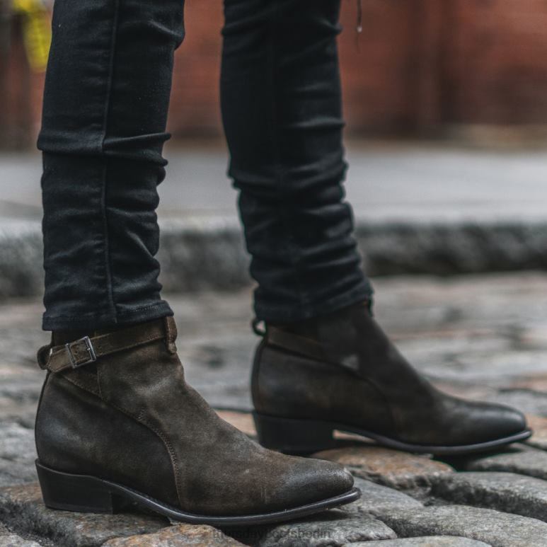 Thursday Boots Schurke Männer DLHT88 Schuhe dunkles olivfarbenes Wildleder