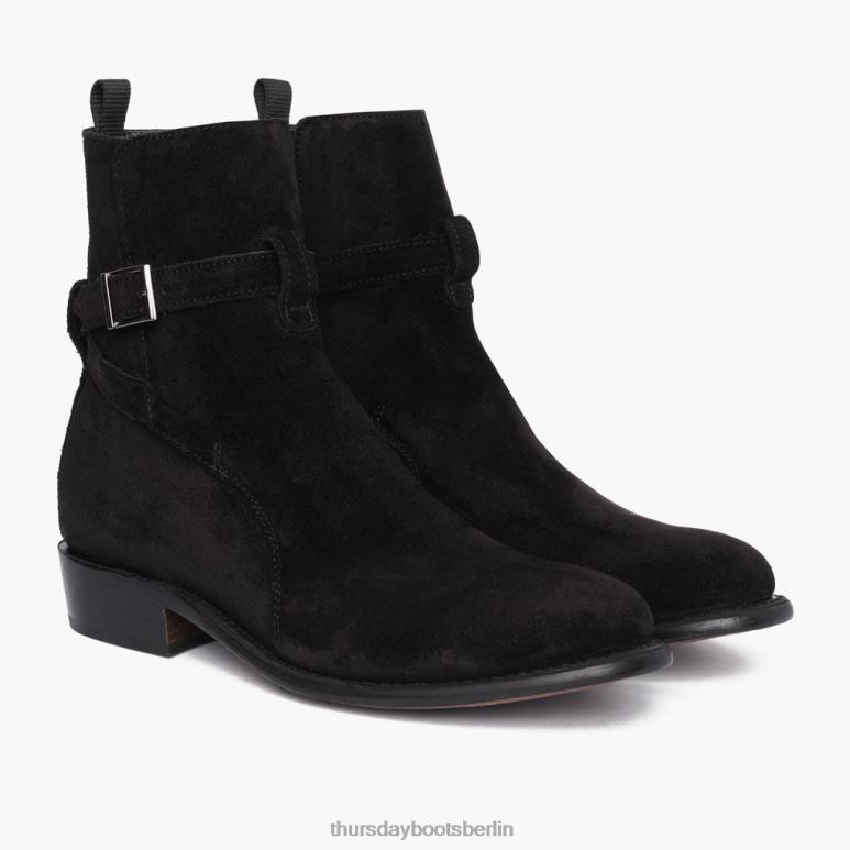 Thursday Boots Schurke Männer DLHT89 Schuhe schwarzes Wildleder