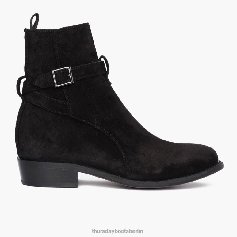 Thursday Boots Schurke Männer DLHT89 Schuhe schwarzes Wildleder