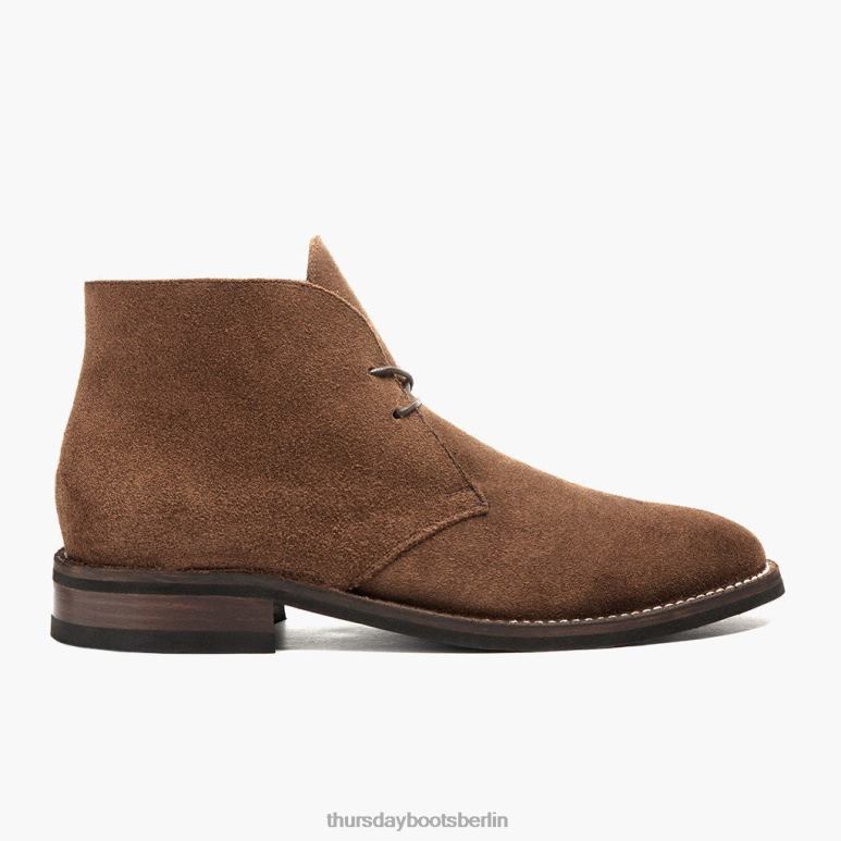 Thursday Boots erkunden Männer DLHT62 Schuhe cognacfarbenes Wildleder