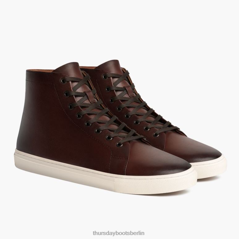 Thursday Boots Premier High Top Männer DLHT136 Schuhe Kaffee