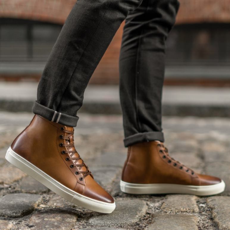 Thursday Boots Premier High Top Männer DLHT137 Schuhe Toffee