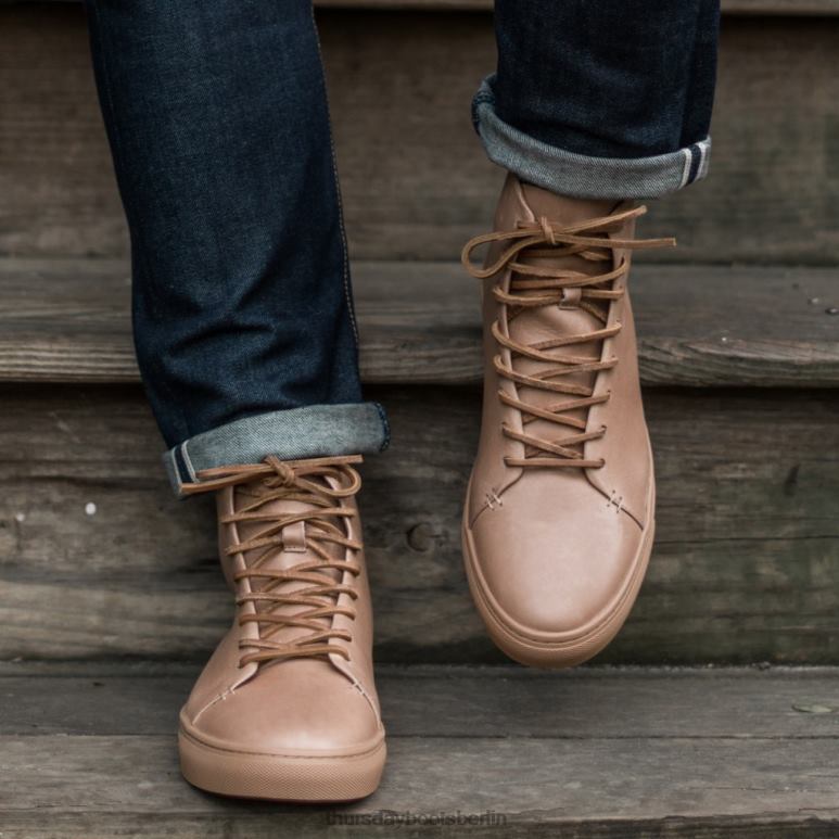 Thursday Boots Premier High Top Männer DLHT141 Schuhe natürliches Vachetta