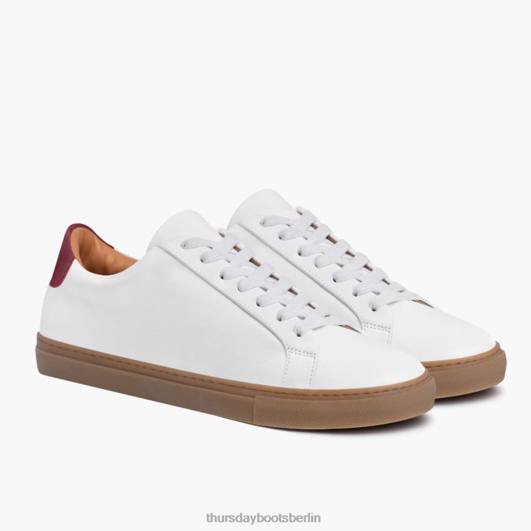 Thursday Boots Vermächtnis Männer DLHT134 Schuhe Weiß x Burgund