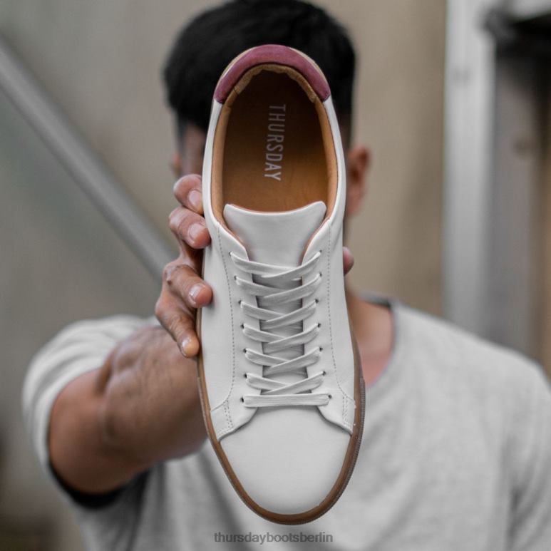 Thursday Boots Vermächtnis Männer DLHT134 Schuhe Weiß x Burgund