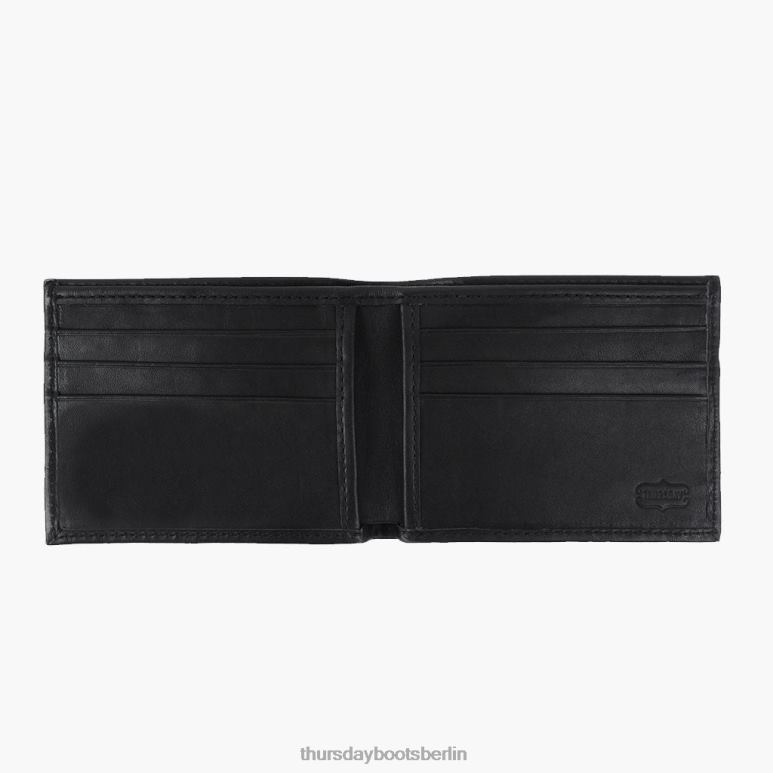 Thursday Boots Bifold-Geldbörse Männer DLHT269 Zubehör Schwarz